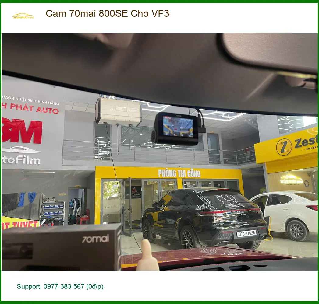 Chị Thảo lắp Cam 70mai 800SE cho VF3 ở Củ Chi để hành trình an toàn ảnh thực tế 4