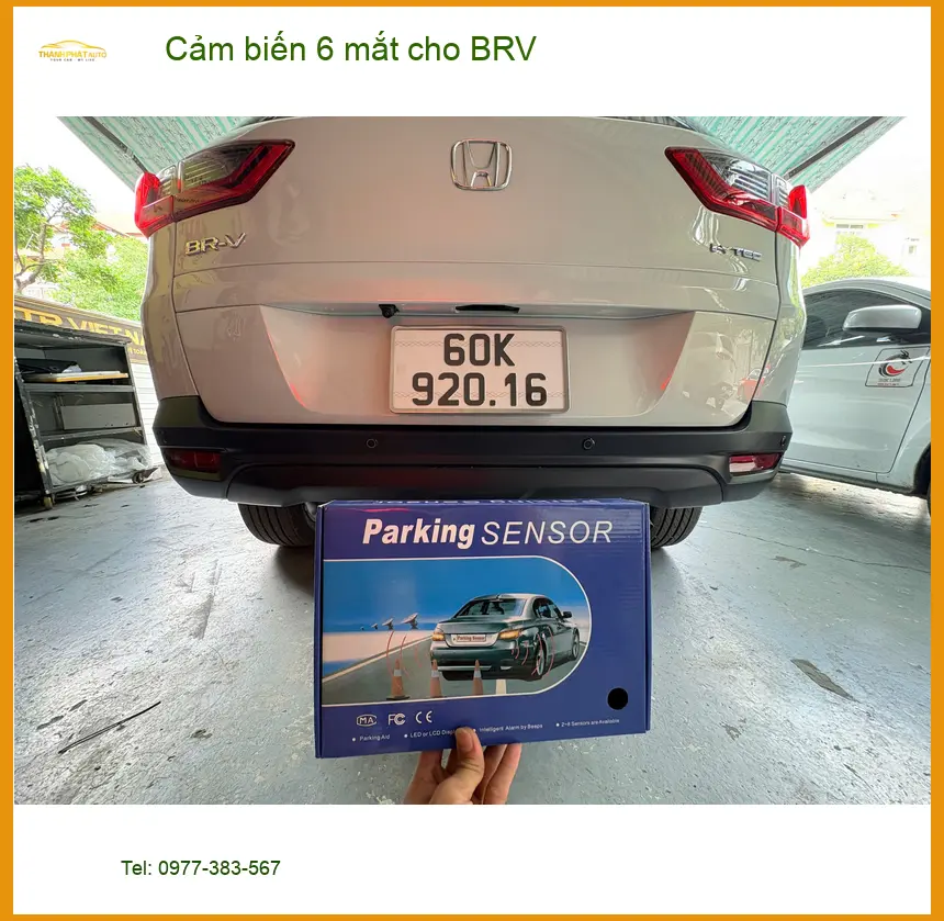 Anh Minh lắp cảm biến 6 mắt cho Honda BRV Quận Bình Thạnh an toàn hơn ảnh thực tế 3