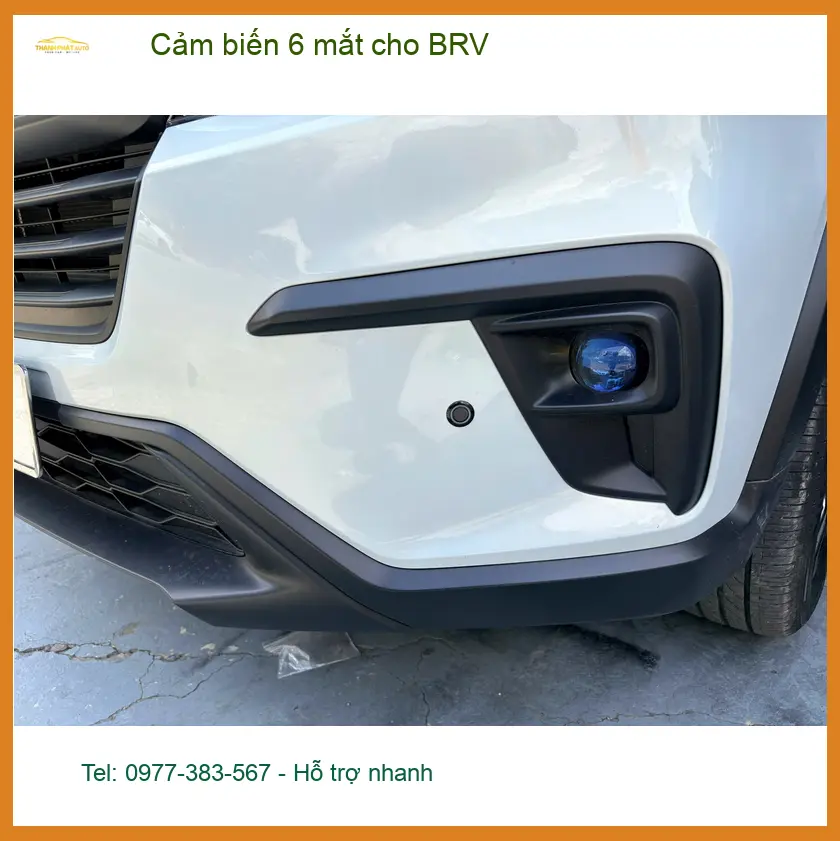 Anh Long lắp cảm biến 6 mắt cho BRV tại Quận 11 để đậu xe an toàn