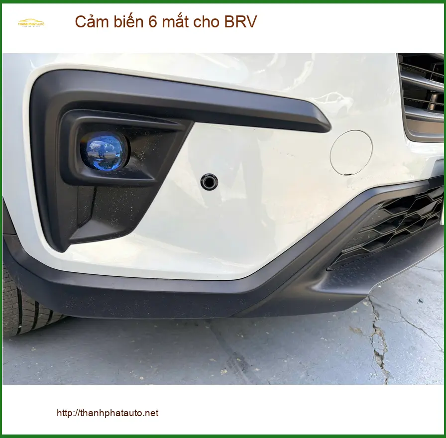 Anh Huy lắp cảm biến 6 mắt cho BRV tại Quận Nhà Bè tránh va chạm khi lùi xe ảnh thực tế 3