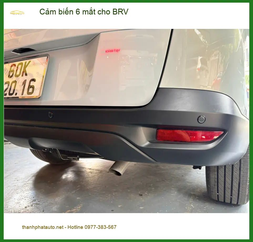 Chị An lắp cảm biến 6 mắt cho BRV tại Bình Chánh để lùi đỗ an toàn hơn ảnh thực tế 2