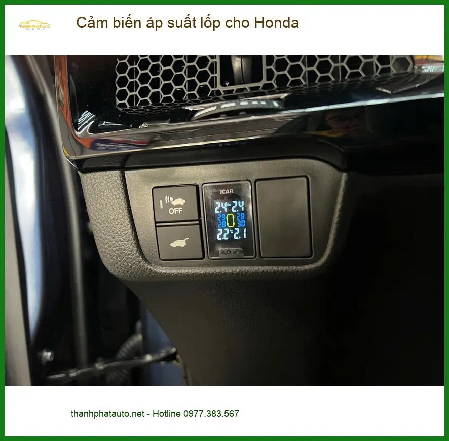 Anh Quốc Anh lắp cảm biến áp suất lốp cho Honda CRV tại Quận 12 để an toàn trên mọi nẻo đường