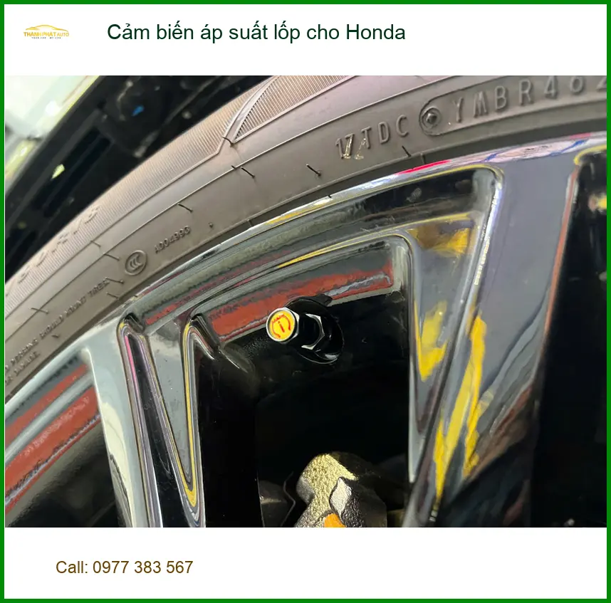 Anh Cảnh lắp cảm biến áp suất lốp cho Honda CR-V ở Quận 9, bảo vệ lốp xe ảnh thực tế 3