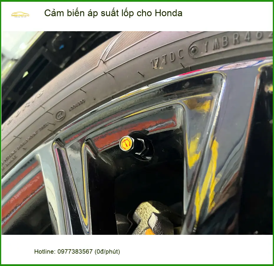 Anh Quốc Anh lắp cảm biến áp suất lốp cho Honda CRV tại Quận 12 để an toàn trên mọi nẻo đường ảnh thực tế 3