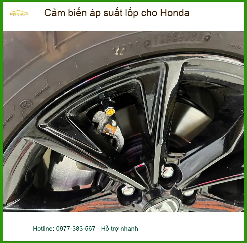 Anh Cảnh lắp cảm biến áp suất lốp cho Honda CR-V ở Quận 9, bảo vệ lốp xe ảnh thực tế 4