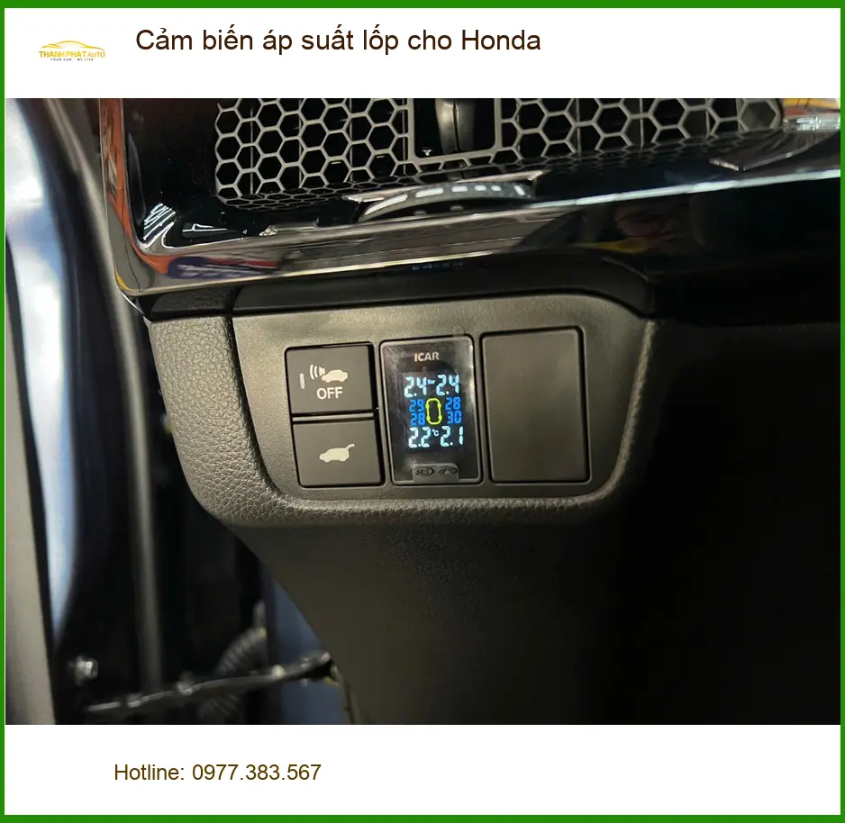 Anh Quang lắp cảm biến áp suất lốp cho Honda CR-V tại Quận Tân Phú để an toàn hơn ảnh thực tế 5