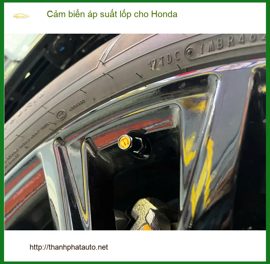 Anh Quốc lắp cảm biến áp suất lốp cho Honda CRV tại Quận 7 để an tâm hơn trên đường trường ảnh thực tế 5