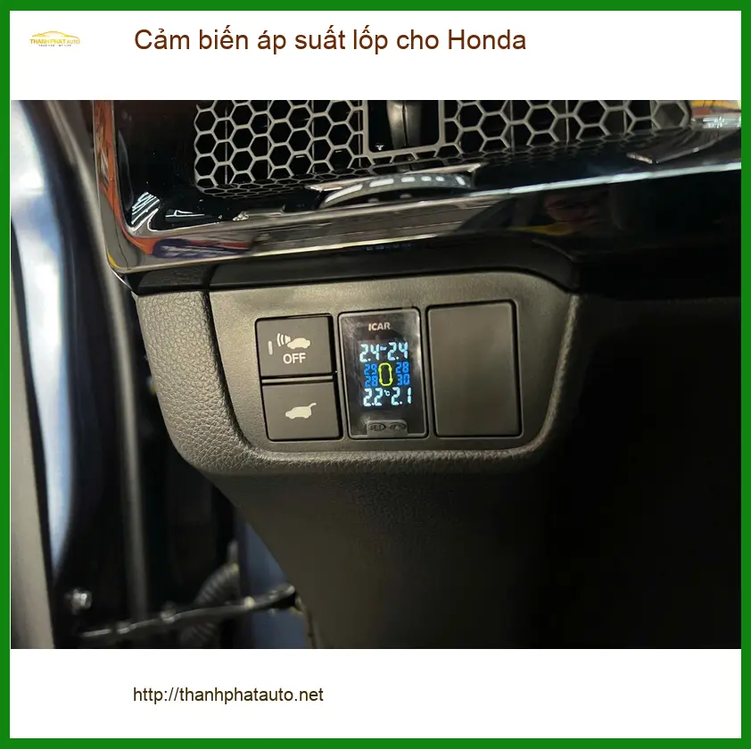 Chú Phong lắp cảm biến áp suất lốp Honda CRV Quận 6 tránh sự cố lốp đột ngột