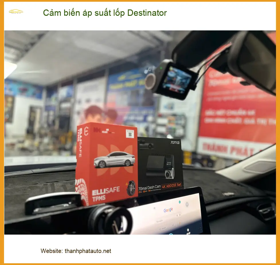 Chị Thanh lắp Cảm biến áp suất lốp Destinator cho Mazda CX-5 tại Nhà Bè, tránh rủi ro