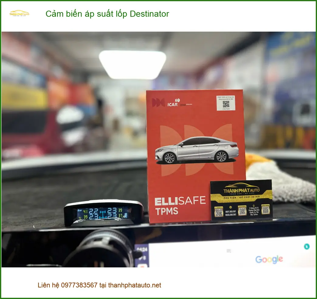 Chị Hương lắp cảm biến áp suất lốp Destinator cho Honda CR-V tại Quận 1 ảnh thực tế 3