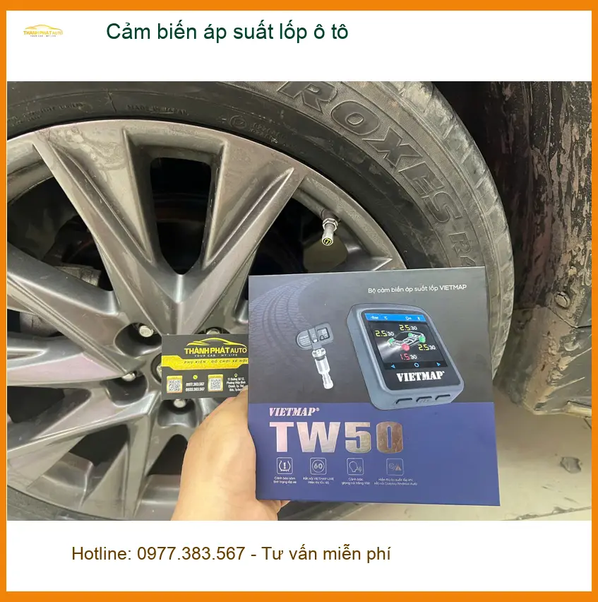 Chị Thảo lắp cảm biến áp suất lốp ô tô Hyundai Creta tại Quận 9 ảnh thực tế 3