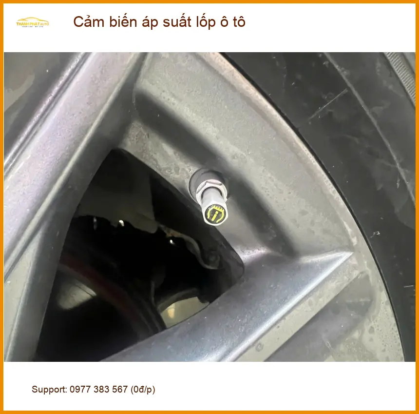 Cô Lành lắp cảm biến áp suất lốp ô tô cho Suzuki XL7 tại Quận 3