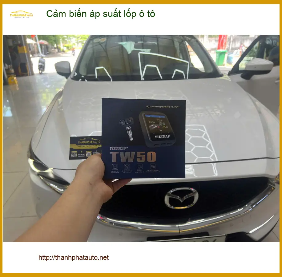 Anh Nhật lắp cảm biến áp suất lốp ô tô cho Honda CR-V tại Quận Tân Phú ảnh thực tế 2