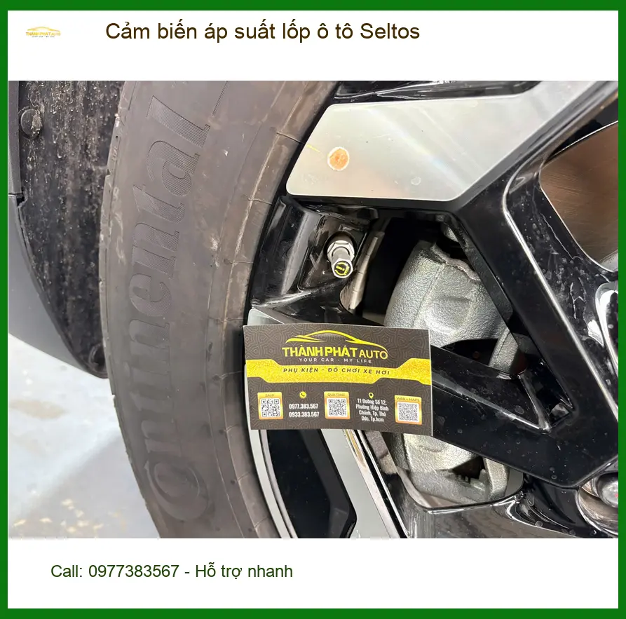 Lắp cảm biến áp suất lốp Seltos tại Quận 9 cho Anh Duy yên tâm di chuyển ảnh thực tế 2