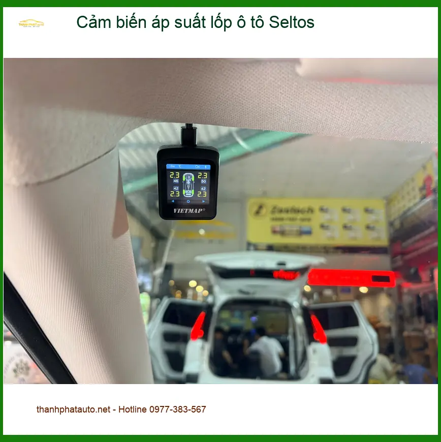 Lắp cảm biến áp suất lốp Seltos tại Quận 9 cho Anh Duy yên tâm di chuyển ảnh thực tế 4
