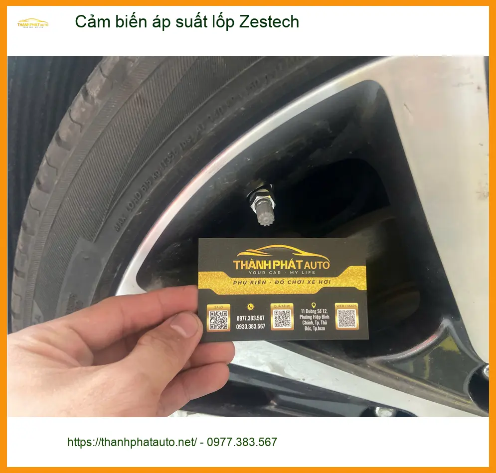 Anh Tùng lắp cảm biến áp suất lốp Zestech cho Ford Ranger tại Nhà Bè an toàn ảnh thực tế 2