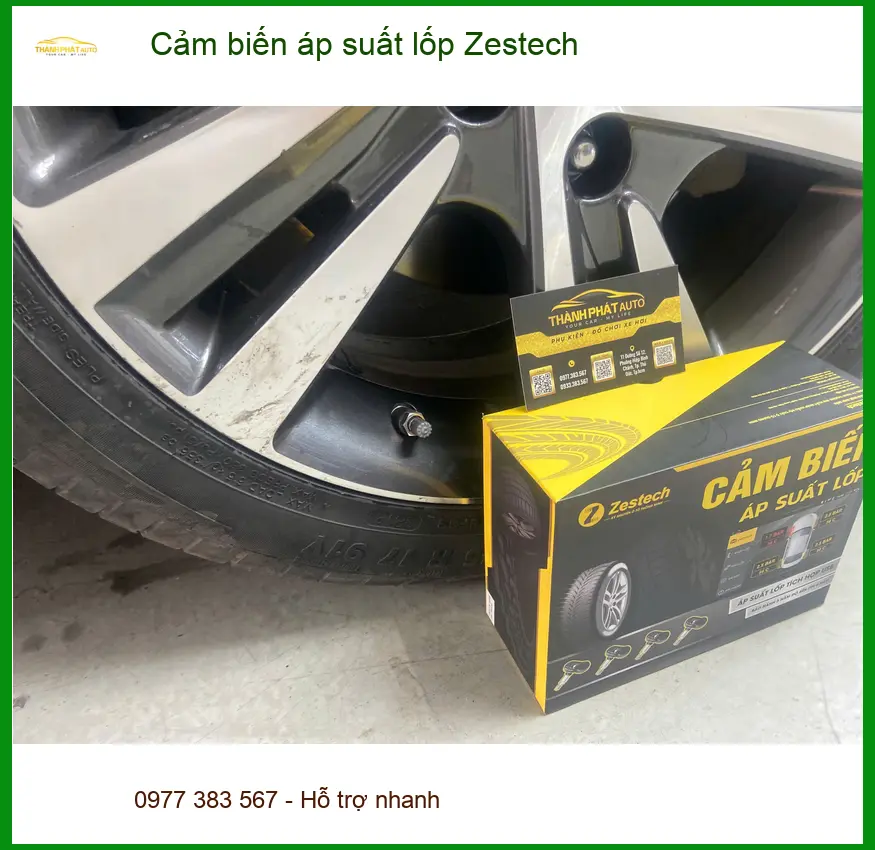 Anh Tùng lắp cảm biến áp suất lốp Zestech cho Ford Ranger tại Nhà Bè an toàn ảnh thực tế 3