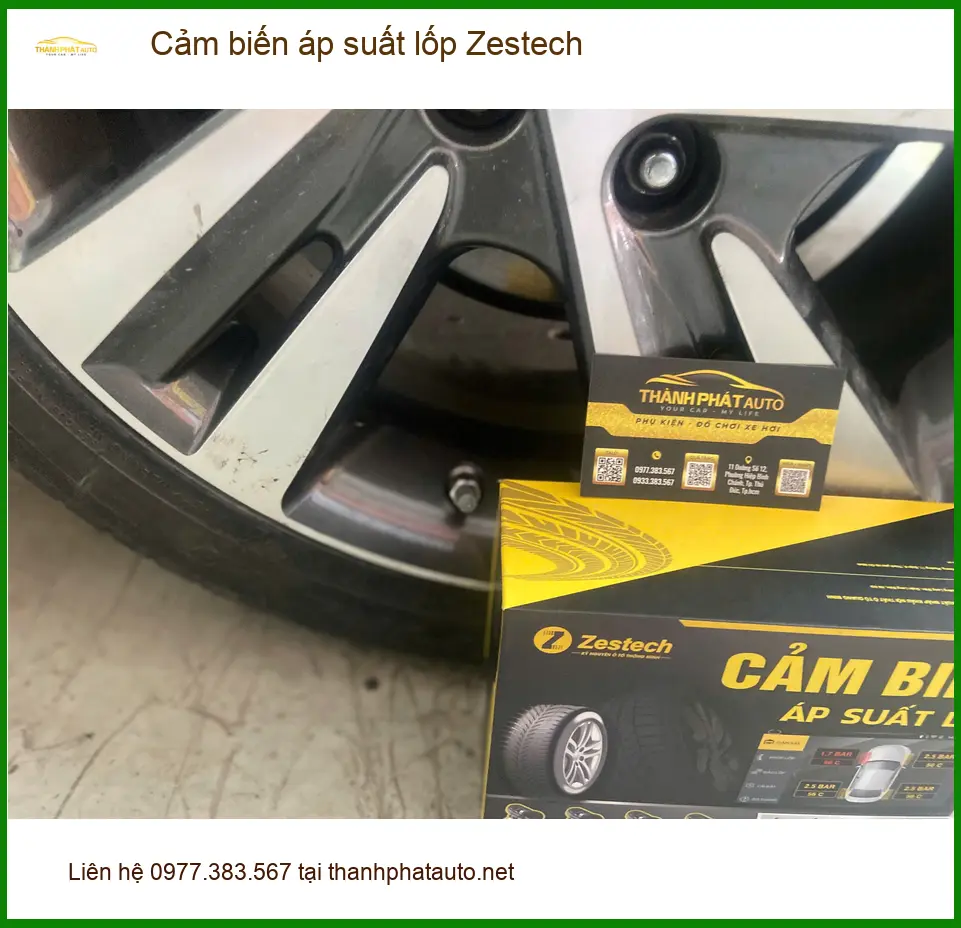 Anh Tùng lắp cảm biến áp suất lốp Zestech cho Ford Ranger tại Nhà Bè an toàn ảnh thực tế 4