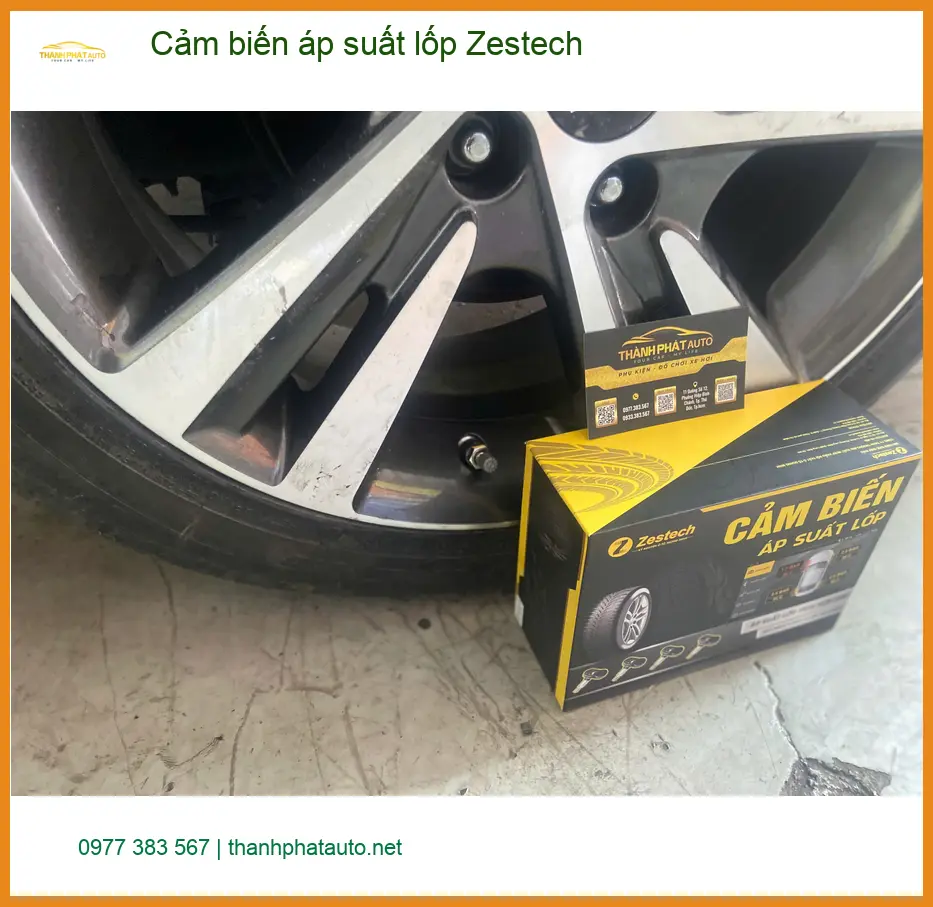 Chị Phương lắp cảm biến áp suất lốp Zestech Kia Seltos tại Quận 7 ảnh thực tế 2