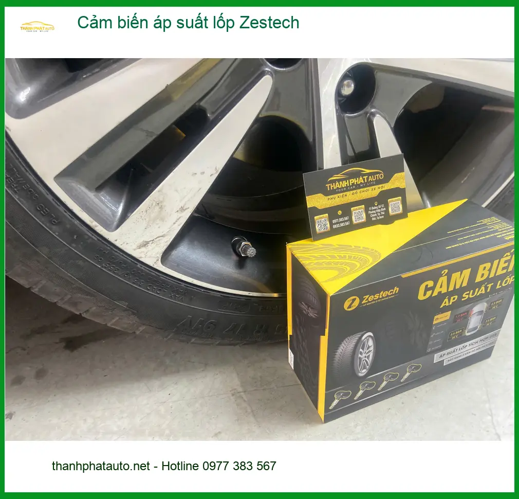 Chị Phương lắp cảm biến áp suất lốp Zestech Kia Seltos tại Quận 7 ảnh thực tế 5