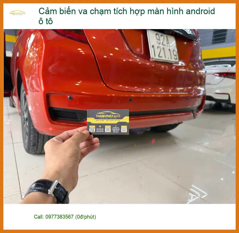 Anh Minh lắp Cảm biến va chạm Android ô tô Honda CRV tại Hóc Môn