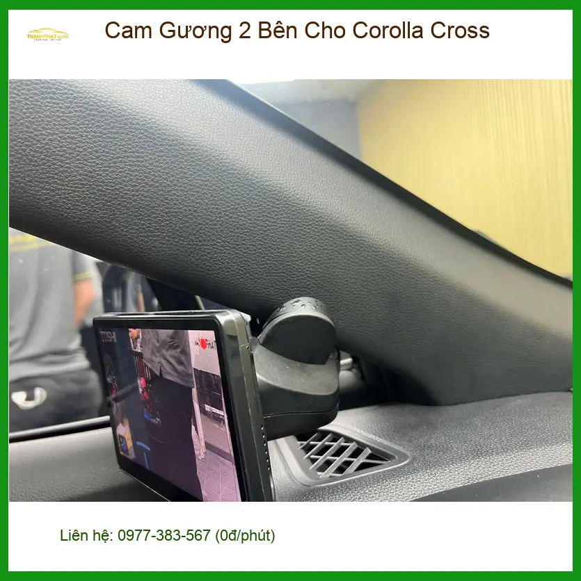 Bác Quang lắp Cam Gương 2 Bên Cho Corolla Cross ở Quận 2 để dễ quan sát ảnh thực tế 2