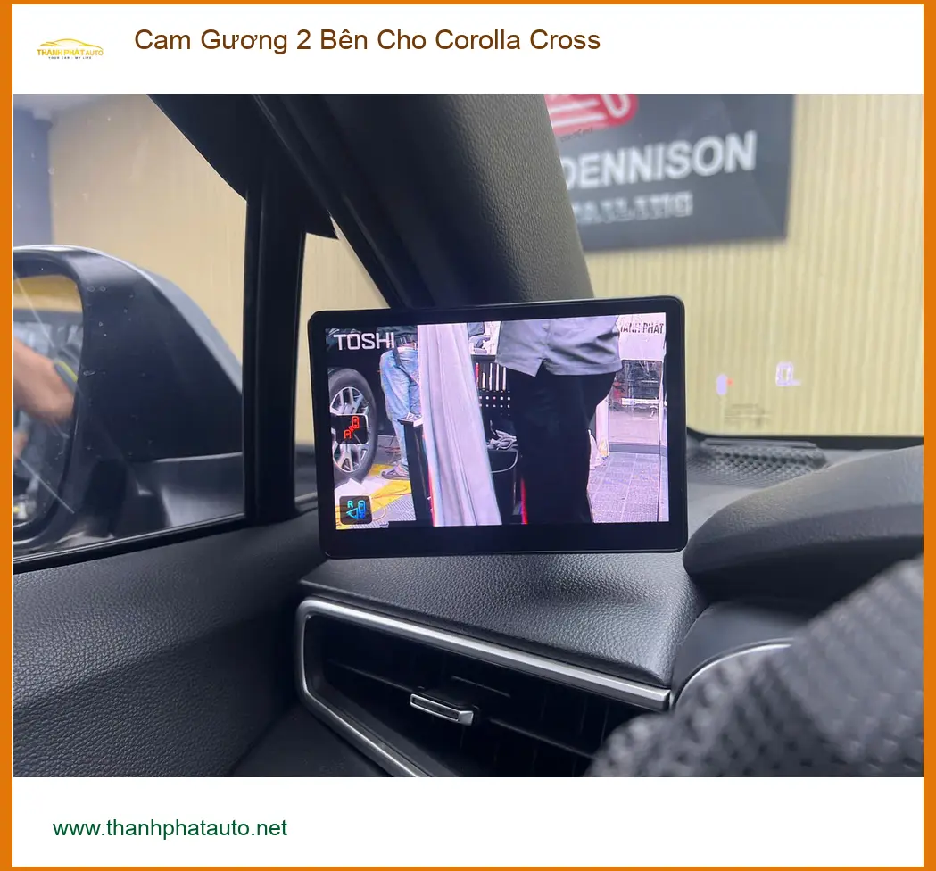 Anh Khải lắp Cam Gương 2 Bên cho Toyota Corolla Cross tại Quận 4 để lái xe an toàn hơn