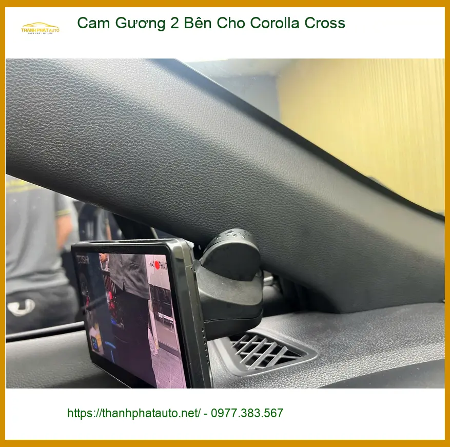 Anh Khải lắp Cam Gương 2 Bên cho Toyota Corolla Cross tại Quận 4 để lái xe an toàn hơn ảnh thực tế 3