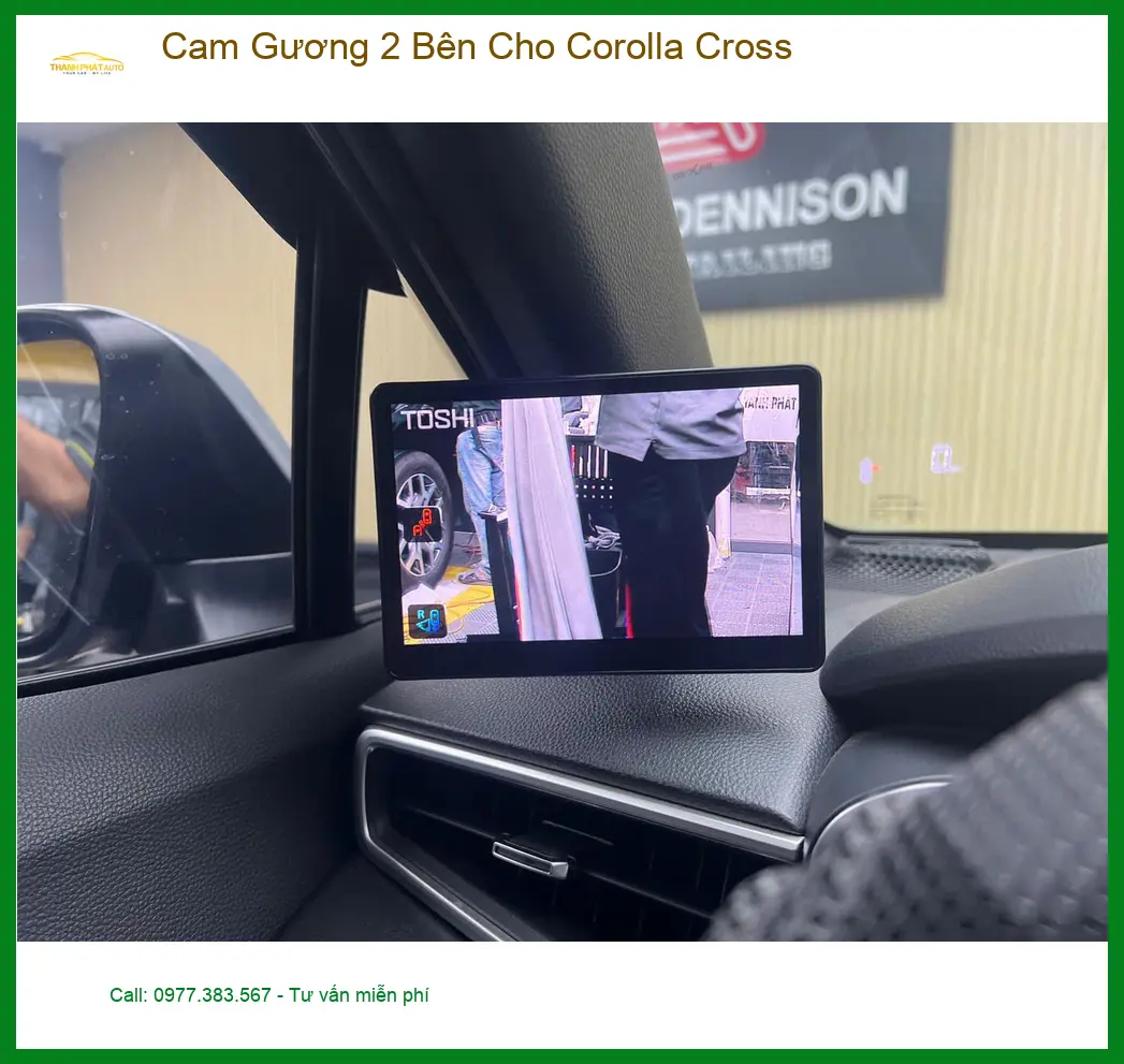 Chú Tấn lắp Cam Gương 2 Bên Cho Corolla Cross tại Quận Bình Thạnh ảnh thực tế 3