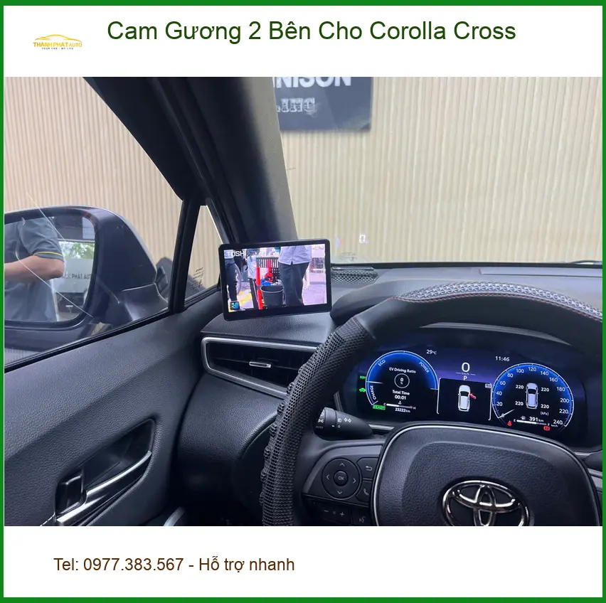 Chú Tấn lắp Cam Gương 2 Bên Cho Corolla Cross tại Quận Bình Thạnh ảnh thực tế 4