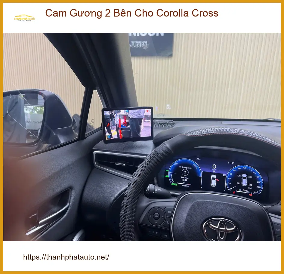 Chú Tấn lắp Cam Gương 2 Bên Cho Corolla Cross tại Quận Bình Thạnh ảnh thực tế 5