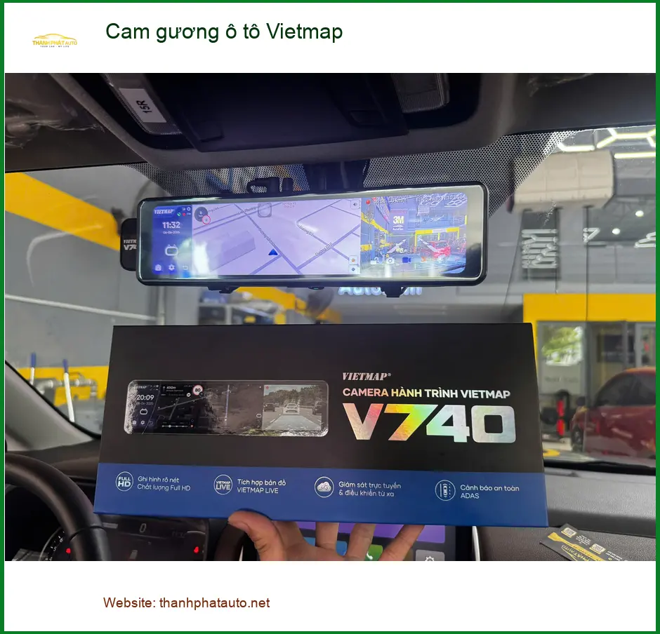 Chị Thanh Trà lắp cam gương Vietmap cho Suzuki Swift tại Gò Vấp ảnh thực tế 2