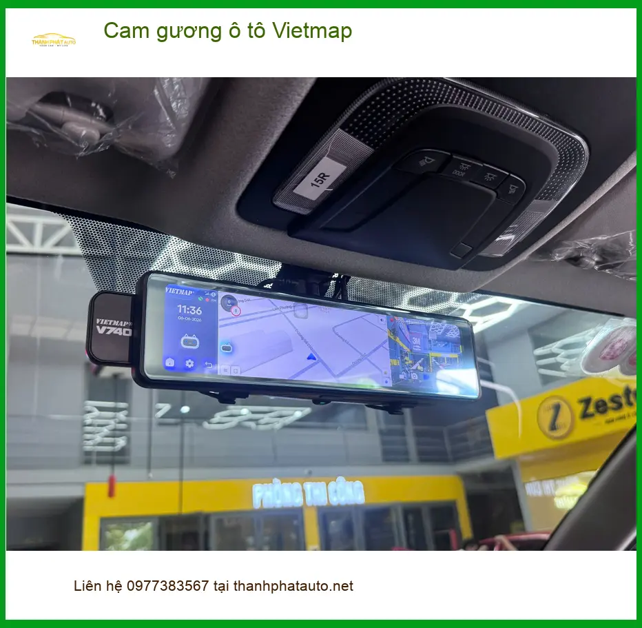 Chị Thanh Trà lắp cam gương Vietmap cho Suzuki Swift tại Gò Vấp ảnh thực tế 4