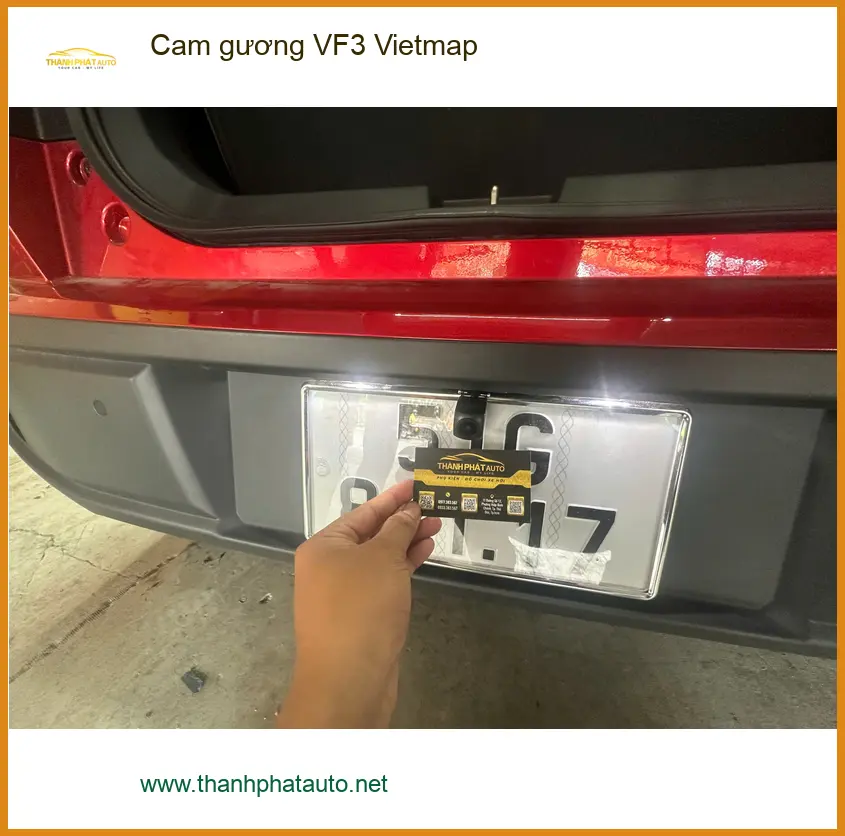 Anh Kiên lắp cam gương Vietmap cho VinFast VF3 tại Quận Thủ Đức ảnh thực tế 3