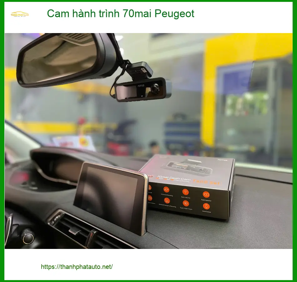 Anh Minh Khoa lắp Cam hành trình 70mai cho Peugeot 2008 tại Quận 7 uy tín ảnh thực tế 4