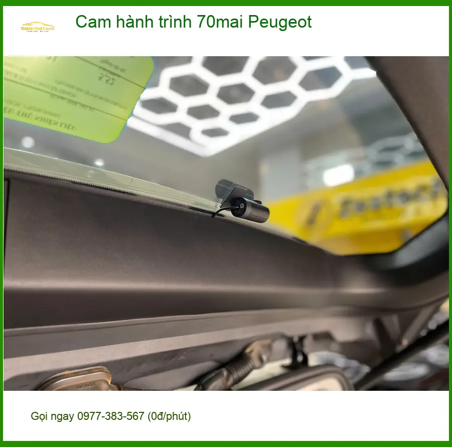 Anh Dũng lắp cam hành trình 70mai cho Peugeot 2008 tại Quận 5 để an tâm lái xe ảnh thực tế 3