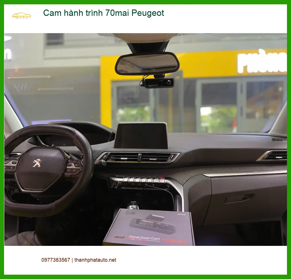 Anh Dũng lắp cam hành trình 70mai cho Peugeot 2008 tại Quận 5 để an tâm lái xe ảnh thực tế 4
