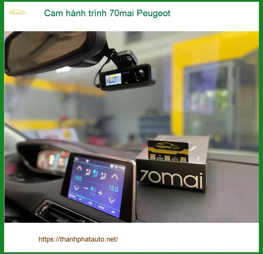 Anh Quang lắp Cam hành trình 70mai Peugeot tại Củ Chi để ghi lại hành trình rõ nét ảnh thực tế 2