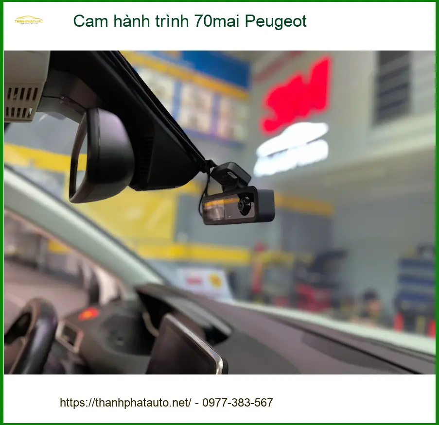Anh Quang lắp Cam hành trình 70mai Peugeot tại Củ Chi để ghi lại hành trình rõ nét ảnh thực tế 4
