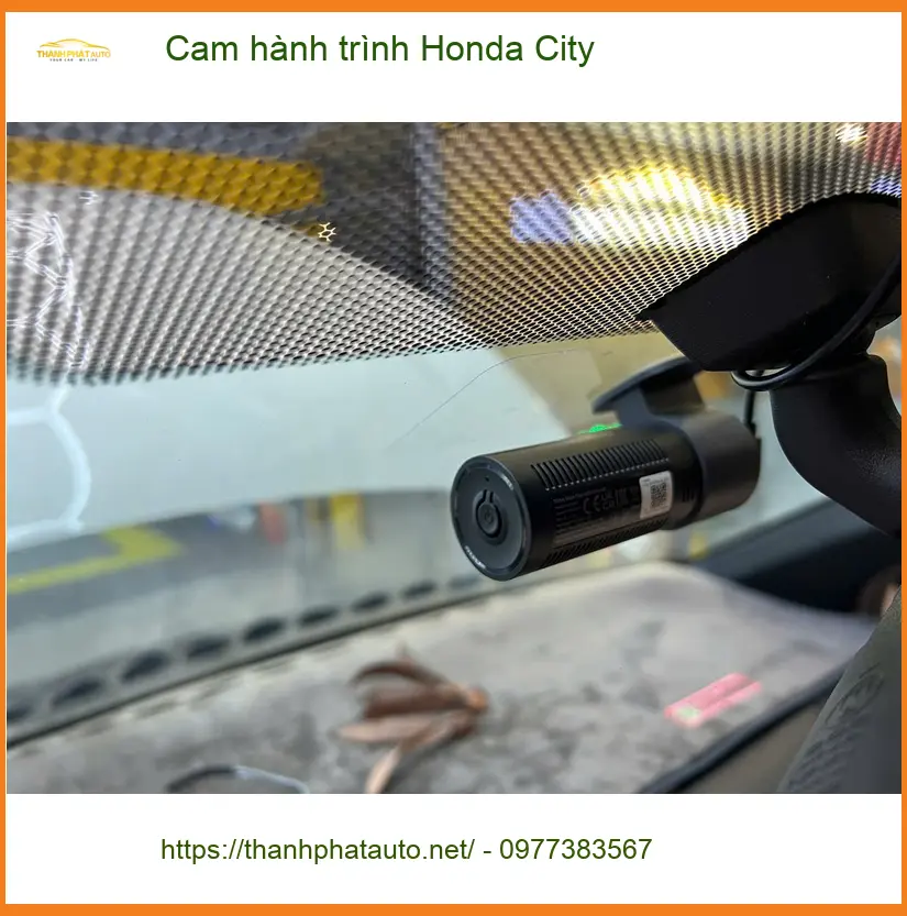 Anh Tùng lắp cam hành trình Honda City tại Quận Thủ Đức để an tâm khi lái xe ảnh thực tế 2