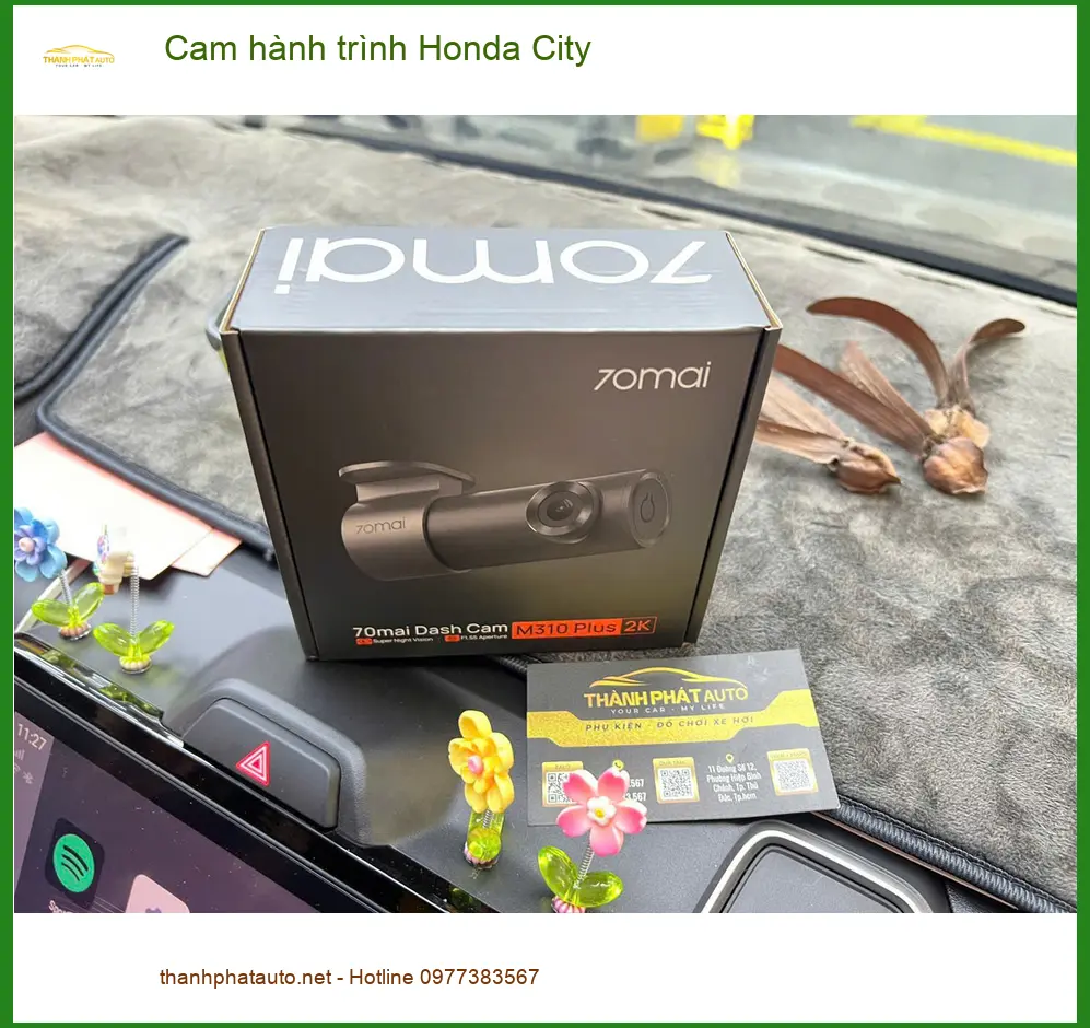 Bác Tấn lắp cam hành trình Honda City tại Quận 12 vì cần bằng chứng khi va chạm ảnh thực tế 3