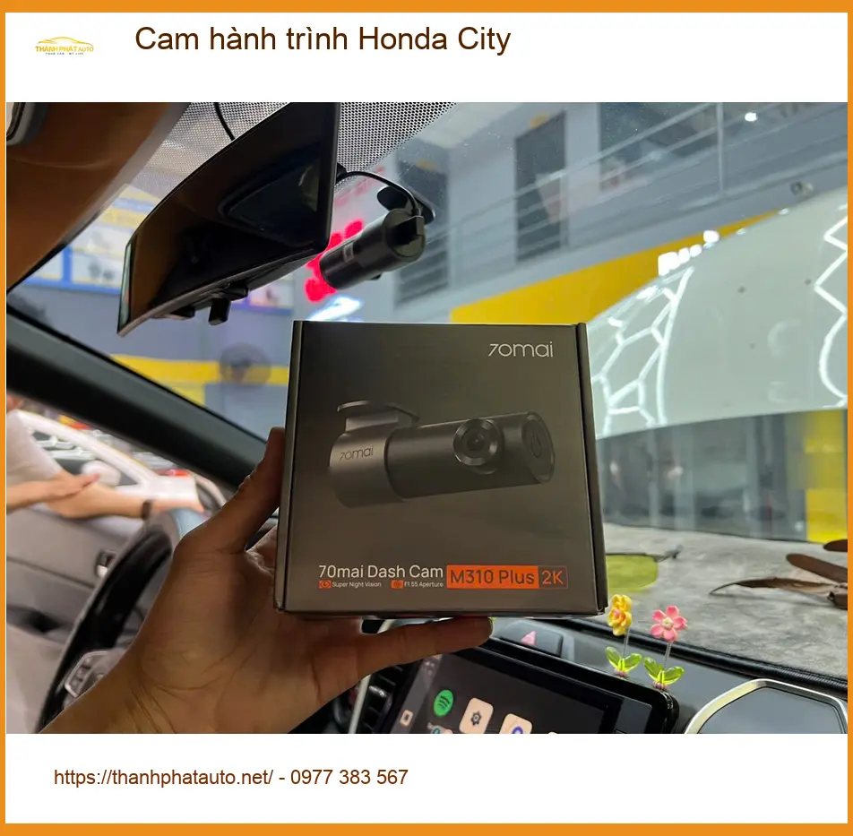 Bác Tấn lắp cam hành trình Honda City tại Quận 12 vì cần bằng chứng khi va chạm ảnh thực tế 4