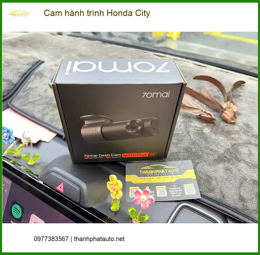 Anh Tùng lắp cam hành trình Honda City tại Quận Thủ Đức để an tâm khi lái xe ảnh thực tế 4