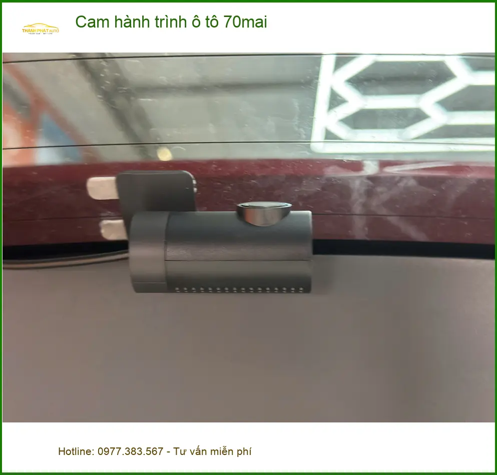 Chú Minh lắp cam hành trình 70mai cho Hyundai Santa Fe tại Hóc Môn để an tâm ảnh thực tế 4