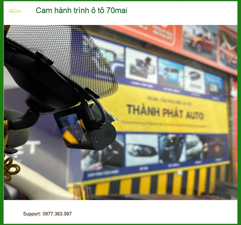 Anh Long lắp cam hành trình 70mai cho Kia K3 tại Quận 10 để có bằng chứng rõ ràng khi di chuyển