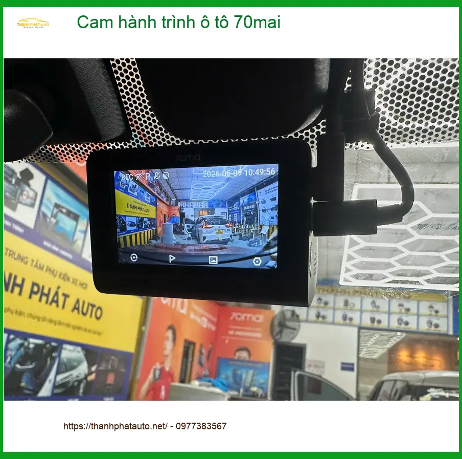 Anh Lâm lắp Cam hành trình 70mai cho Hyundai Accent Quận Thủ Đức đảm bảo an toàn ảnh thực tế 3