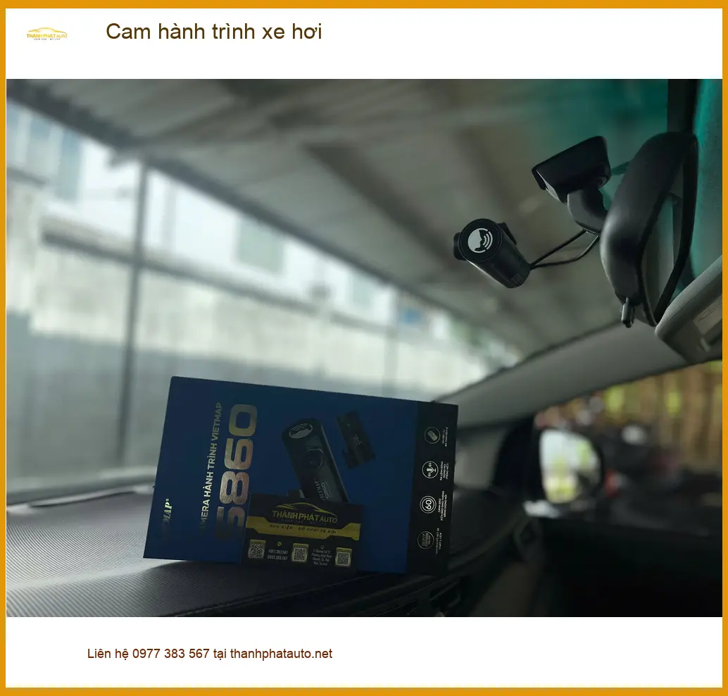 Chú Sơn lắp cam hành trình xe hơi cho Mitsubishi Attrage tại Hóc Môn ảnh thực tế 3