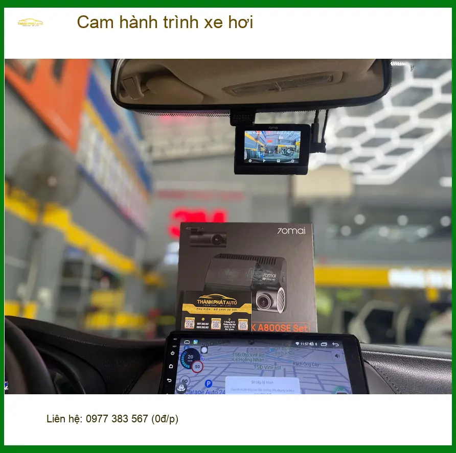 Anh Hưng lắp cam hành trình xe hơi cho VinFast Lux A2.0 ở Quận 9