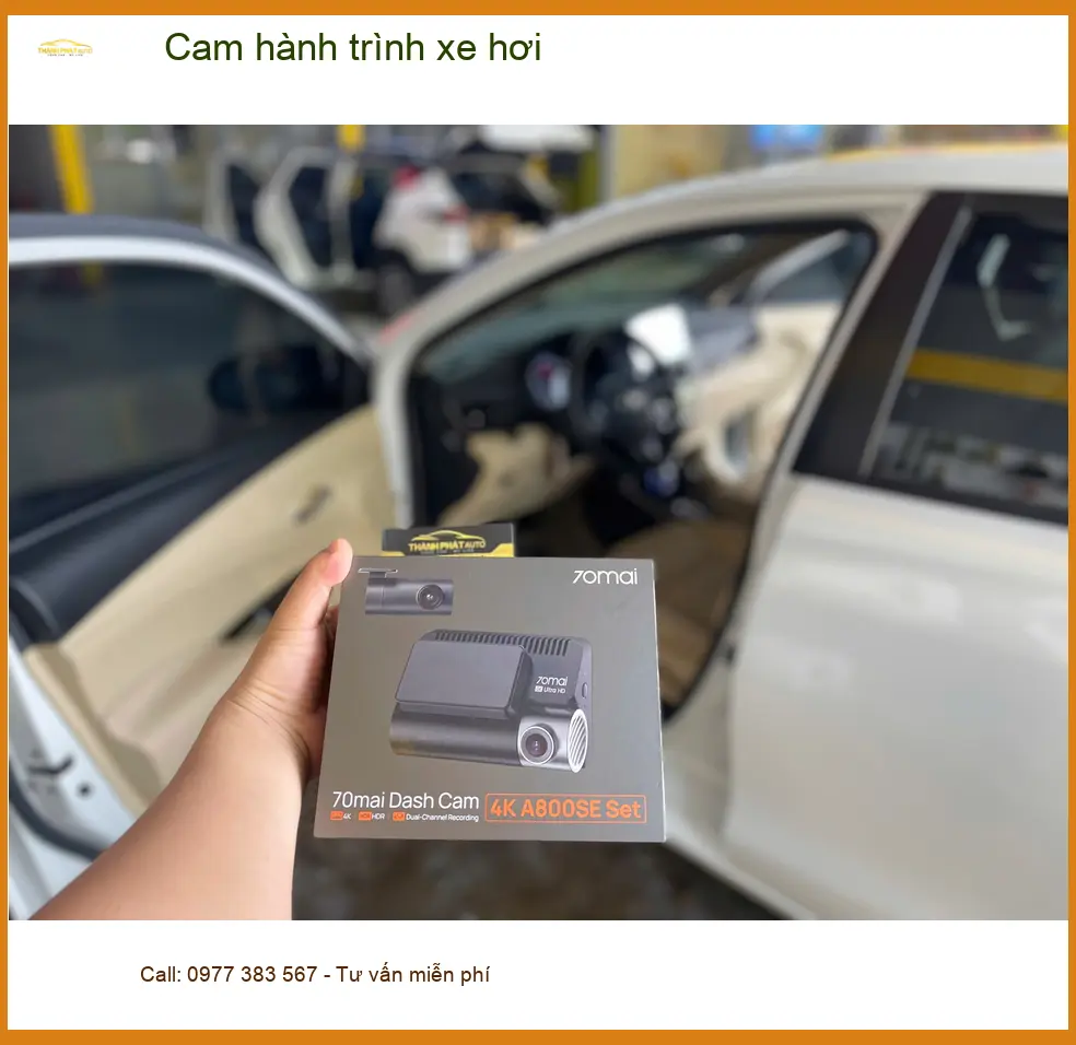 Anh Hưng lắp cam hành trình xe hơi cho VinFast Lux A2.0 ở Quận 9 ảnh thực tế 2