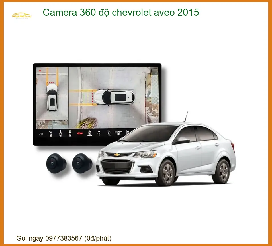 Camera 360 độ chevrolet aveo 2015